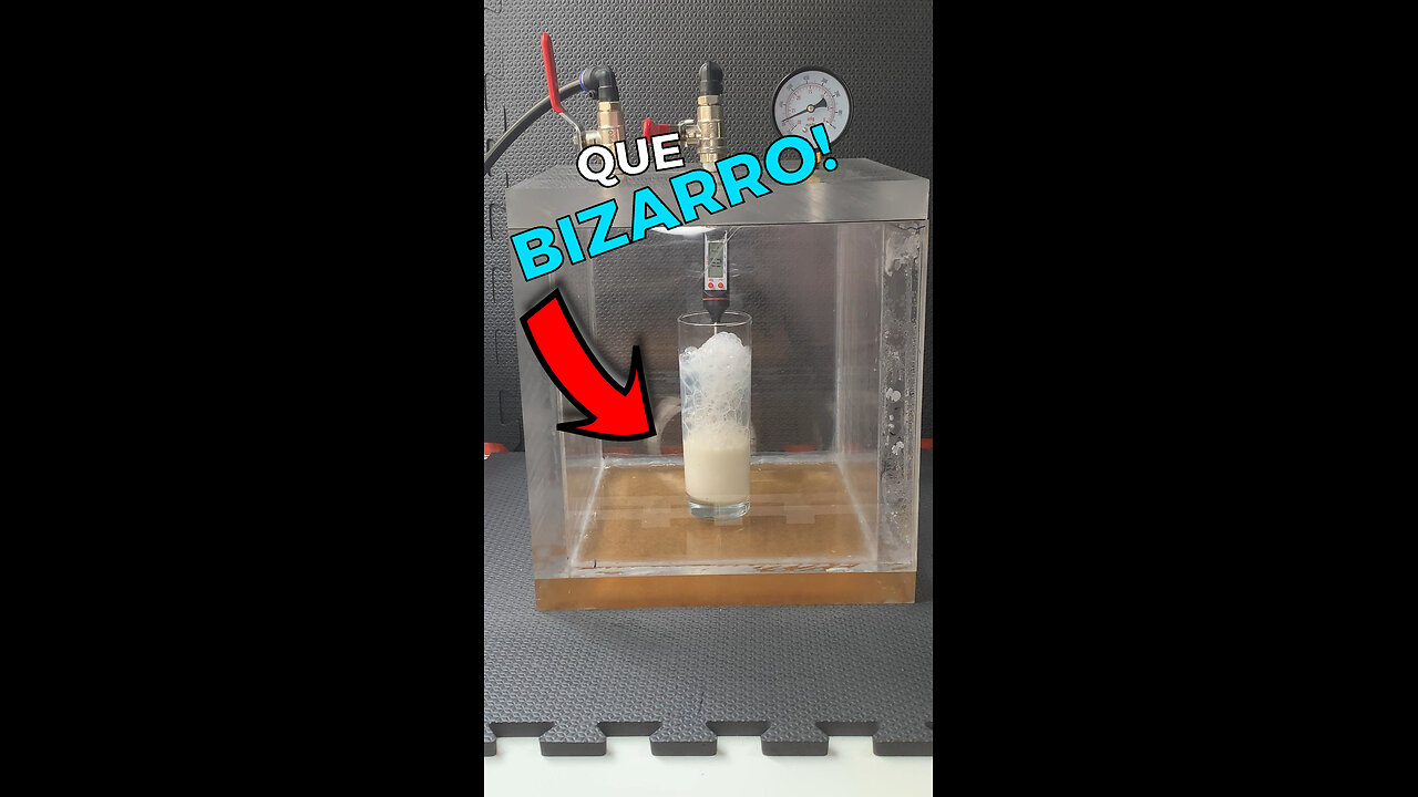 Milk in a Vacuum is VERY Weird! #experiment