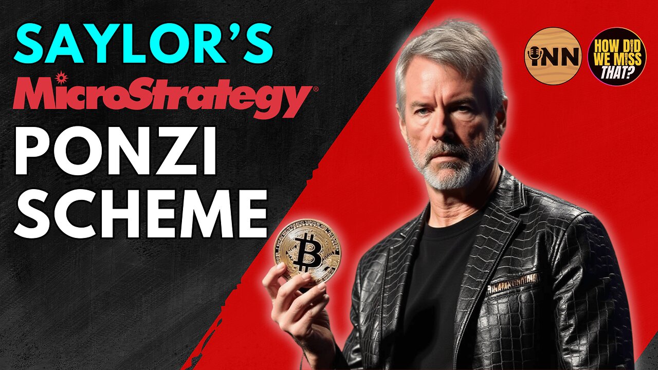 Michael Saylor is Running a Ponzi Scheme Using a Public Software Company and Bitcoin | @GetIndieNews