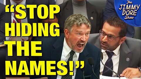 Thomas Massie Accuses Kash Patel Of A Cover Up - Jeffrey Epstein Trafficking