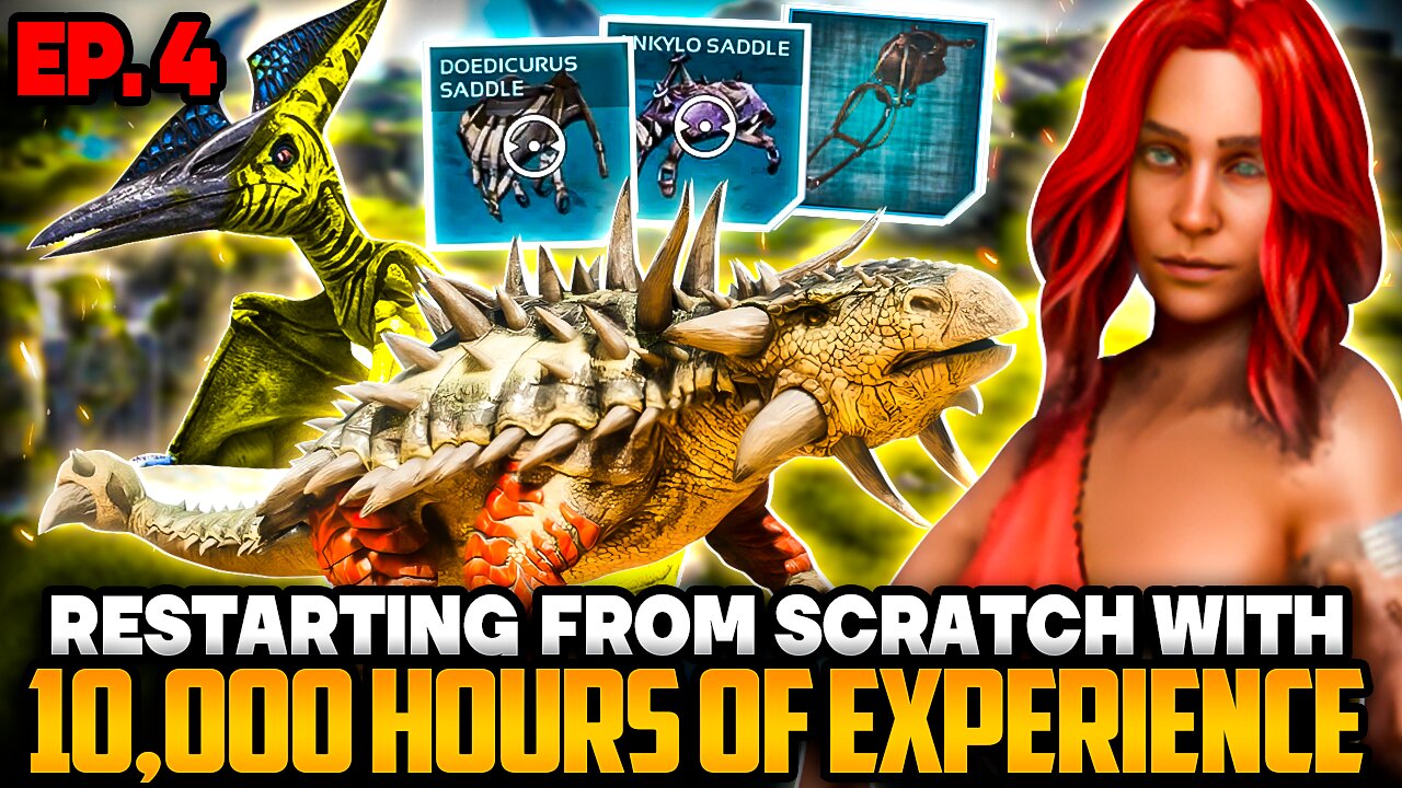Ep 4: Restarting From Scratch With 10,000 Hours of Experience! | Ark ASA