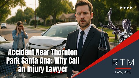 Accident Near Thornton Park Santa Ana: Why Call an Injury Lawyer