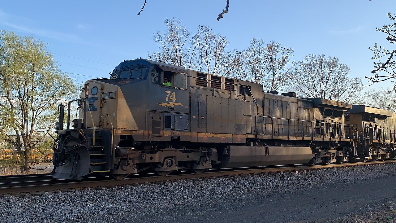 Lightning Fast CSX Train Part 16 YN2 74 Branch Botch