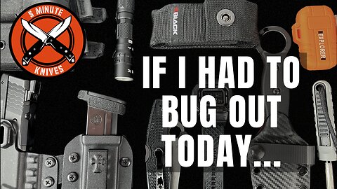 If I Had to Bug Out Right Now... 🏃‍♂️💨 (Urban Survival, Gray Man Gear, & No Rambo BS)