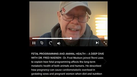 Rural Route Dec 5, 2025 Dr. Fred Madsen Cardiometabolic Overload in gestationing women and sows.