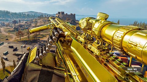 COD WARZONE BR VERDANSK RAAL LMG SOLO GAMEPLAY! (NO COMMENTARY)