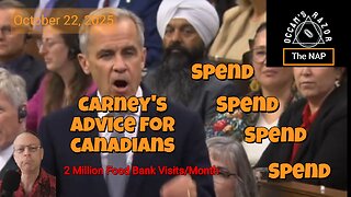 Mark Carney's Advice For Foodbank Line-ups