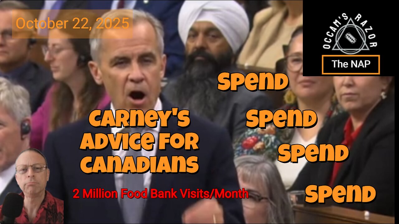 Mark Carney's Advice For Foodbank Line-ups