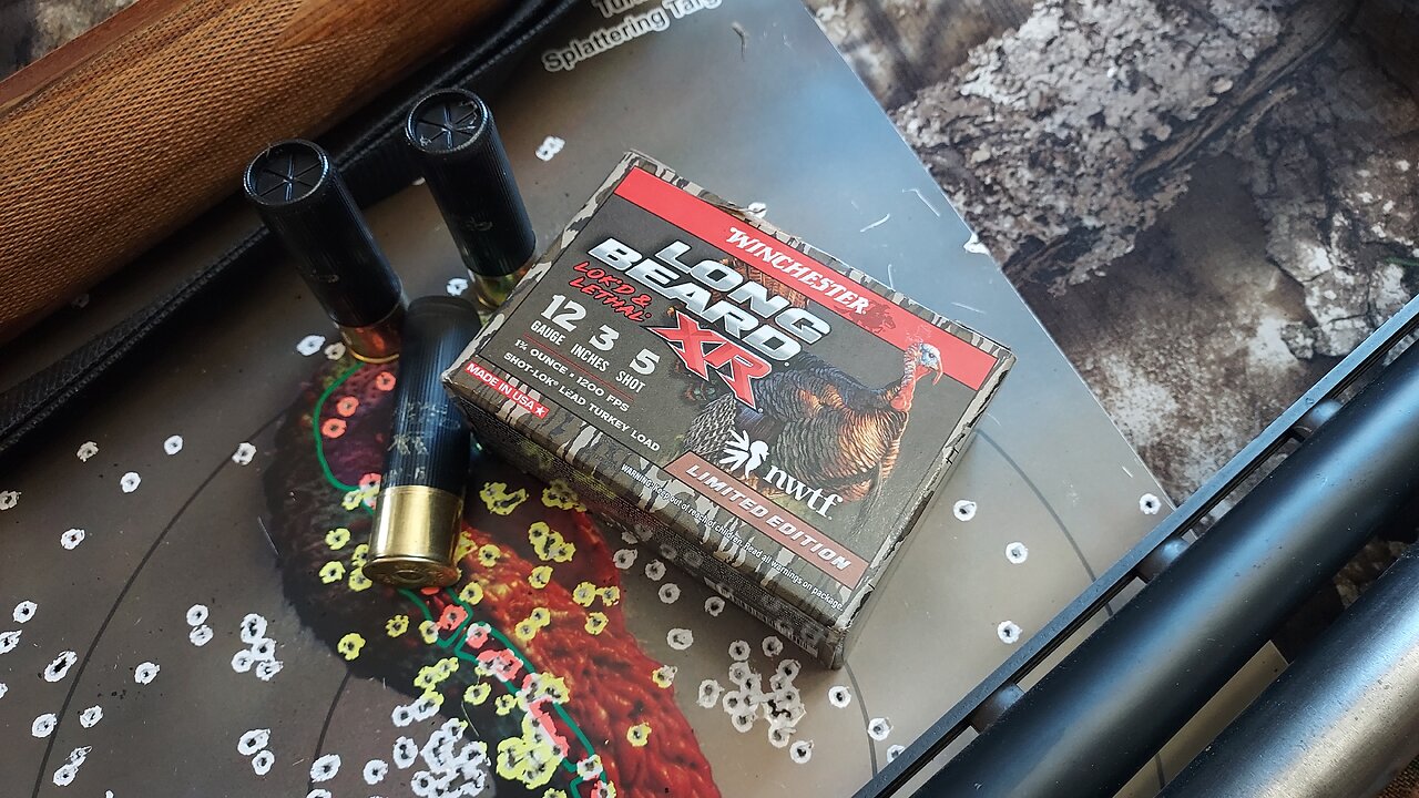 Winchester Long Beard XR Turkey Loads, 12 gauge in 3" shells loaded with No. 5s