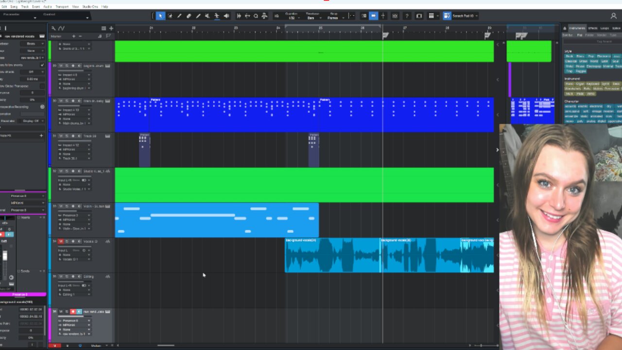 🎼 singing & messing around in music production
