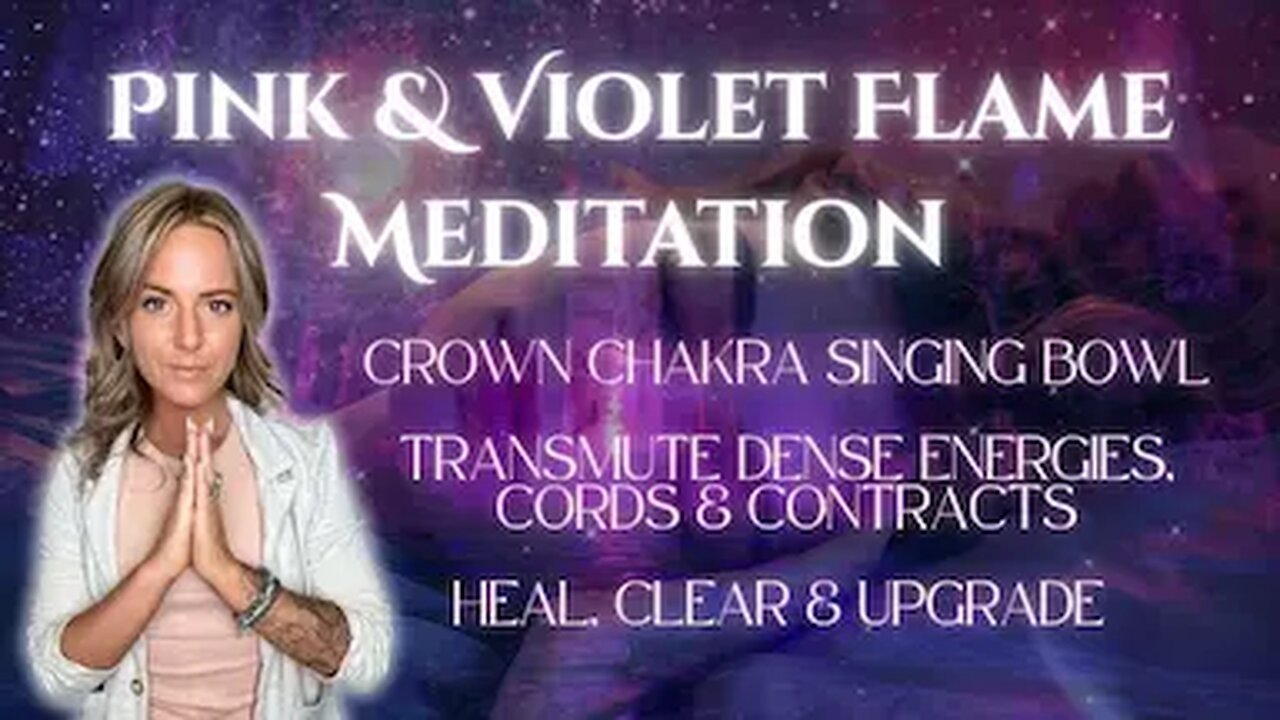 Pink & Violet Flame Meditation | INSTANT SHIFT - Feel Peace & Clarity! 💖