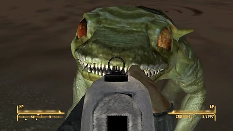 Fallout new vegas. Giant Green Gecko
