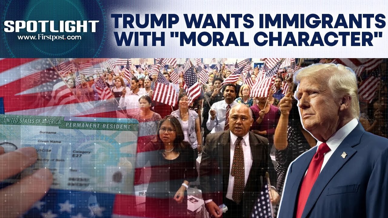Trump Puts Green Card Holders Under Strict "Moral Character" US Citizenship Review | Spotlight |N18G