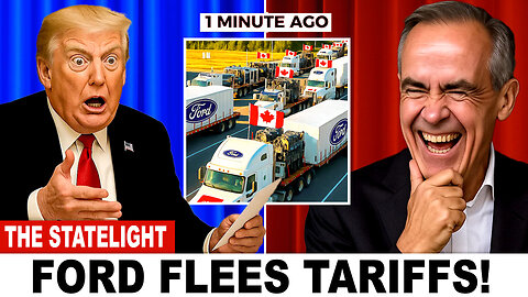 Ontario Cuts Steel Exports To U.S - Trump MELTS DOWN as Ford Moves Entire Production Line to Canada