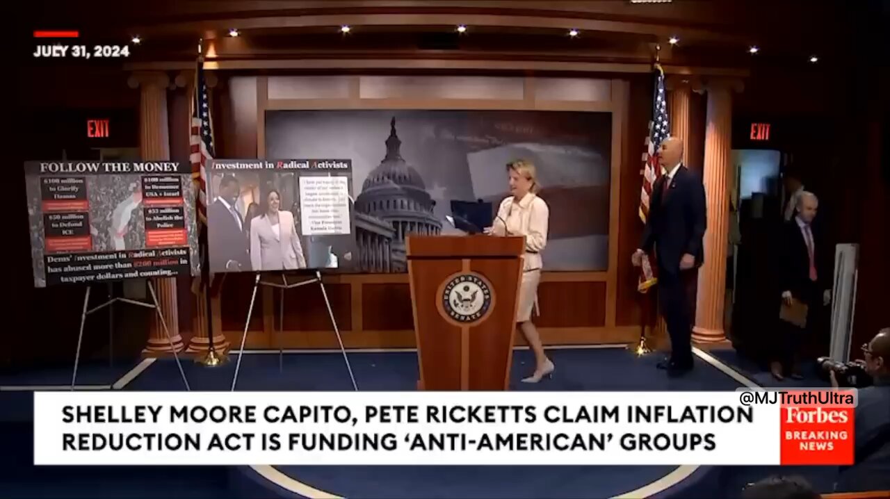 Inflation reduction act funds anti American values