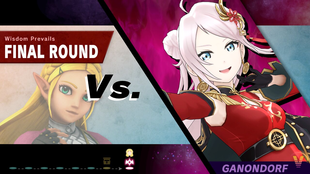 Blonde Pink Dress BotW Zelda vs SSBU Classic Mode Quickie -By *DMCA'd*