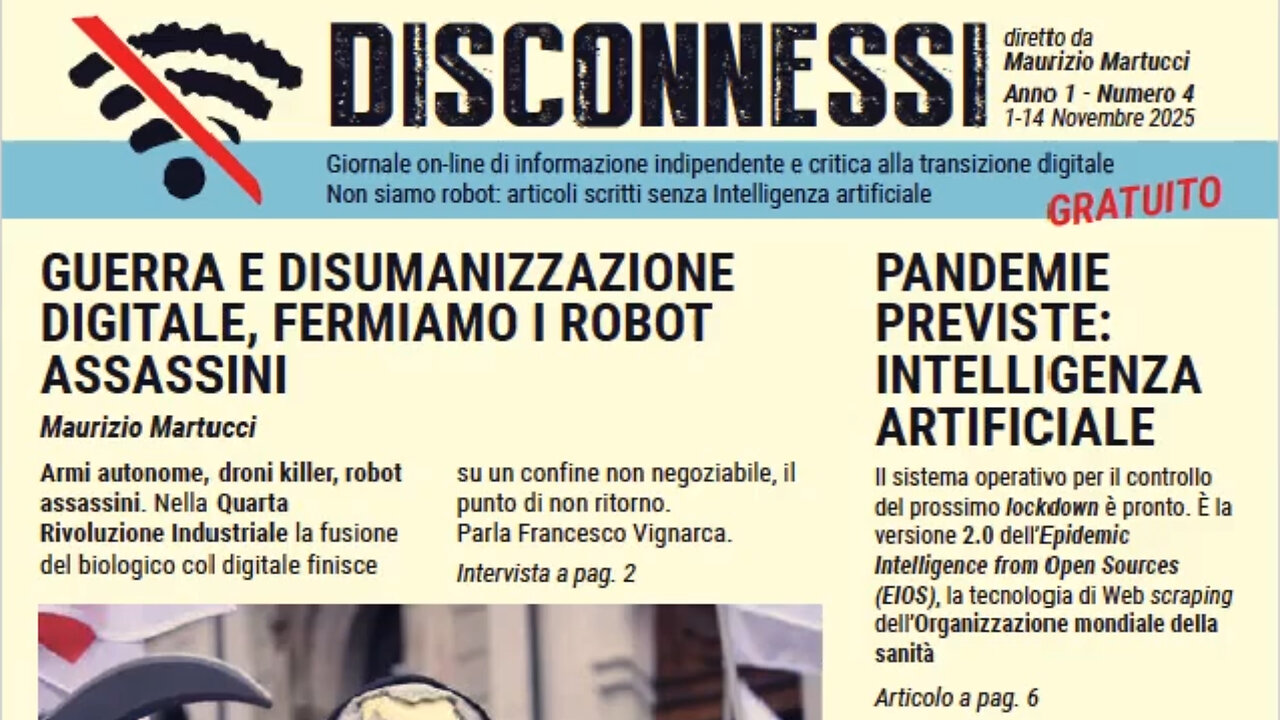 Guerra e disumanizzazione digitale