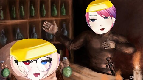 Netamashi and Zumii do the Potion seller