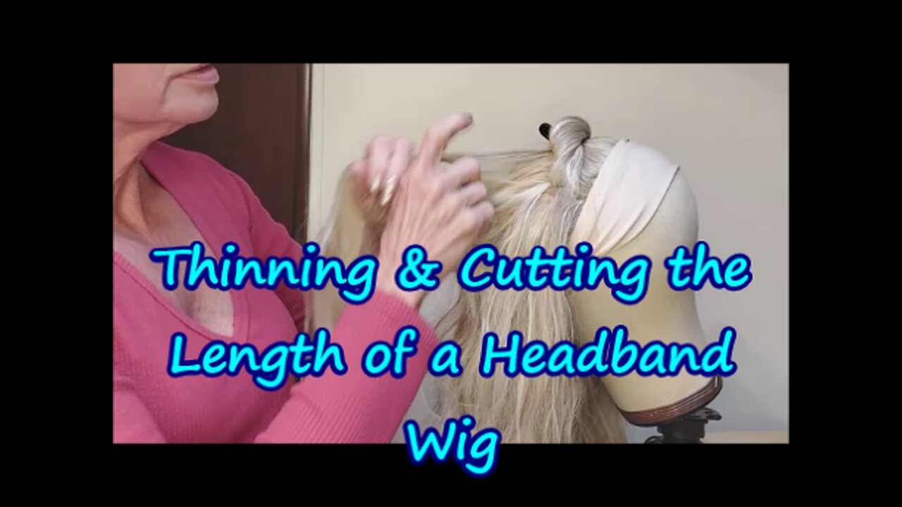 Wig Tutorial: Decreasing the Volume of Hair on my Sapphire Headband Wig ! BUDGET FRIENDLY WIG