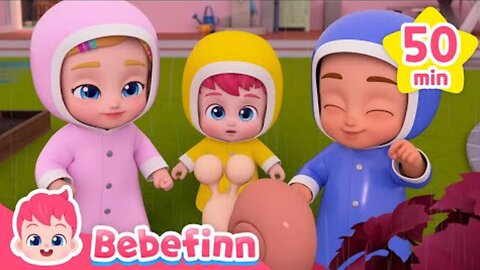 It's a Rainy Day | Summer Songs for Kids | Bebefinn and Baby Shark Doo Doo DOO