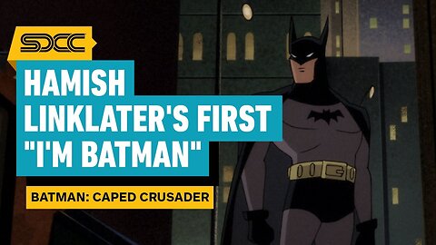 “I’m Batman” - Caped Crusader’s Hamish Linklater Debuts The Iconic Quote _ Comic Con 2024