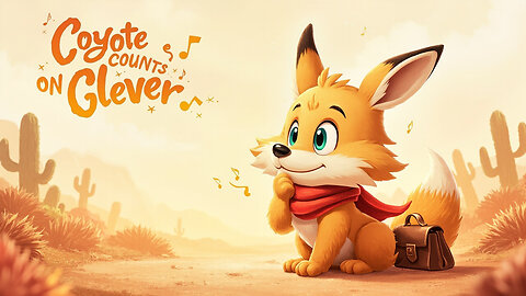 Coyote Counts on Clever 🐺🧠 | Smart Desert Adventure Song for Kids
