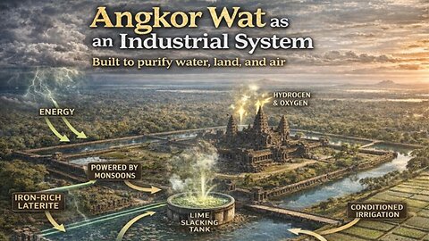 Angkor Wat as an Industrial System