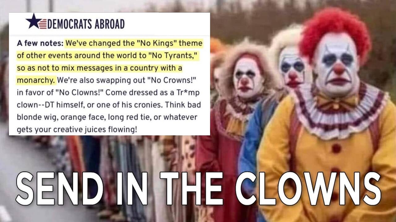 'No Kings' Rebrands For Rallies Taking Place In Countries With Monarchies (You CAN'T Make This Up!)