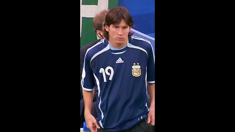Messi debut match