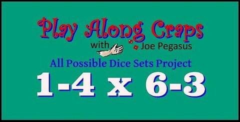 1-4 x 6-3 Dice Set On Hard Table