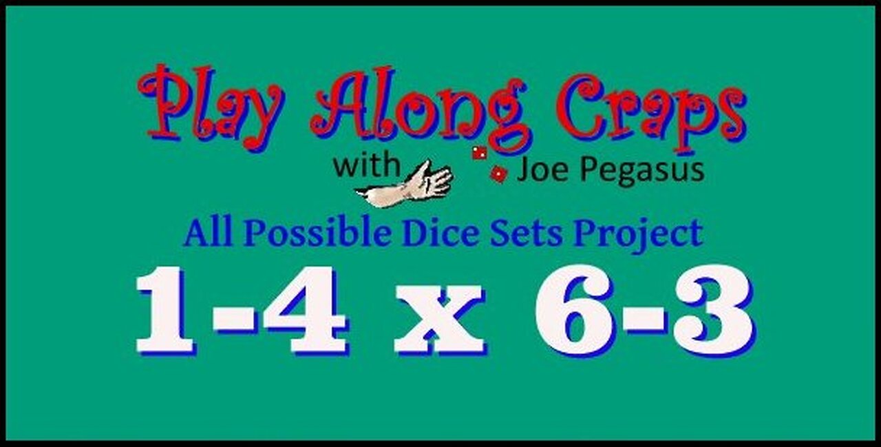 1-4 x 6-3 Dice Set On Hard Table