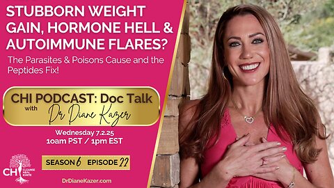 STUBBORN WEIGHT GAIN, HORMONE HELL & AUTOIMMUNE FLARES!🔥 THE PARASITES & POISONS CAUSE & THE PEPTIDES FIX!