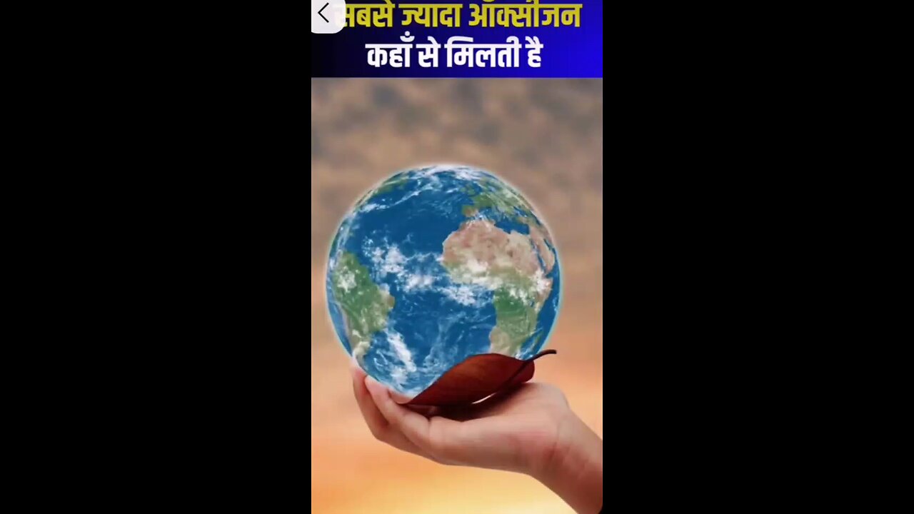 सबसे ज्यादा ऑक्सीजन कहाँ से मिलती है? | Earth Oxygen Facts Explained