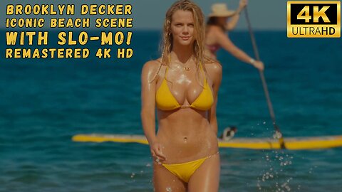 Brooklyn Decker Beach Scene | Just Go with It 2011 BluRay | ENHANCED 4K HD