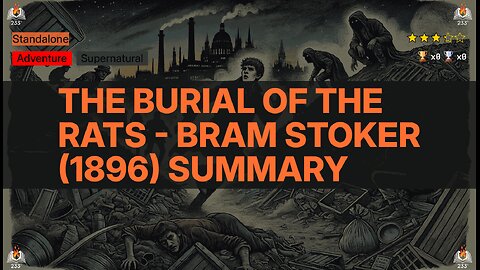 The Burial of the Rats - Bram Stoker (1896) Summary