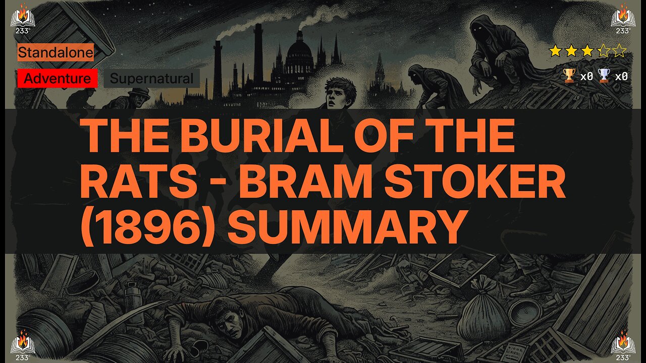 The Burial of the Rats - Bram Stoker (1896) Summary