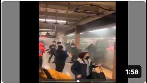 "Black Man Caught on Camera Pouring Blood on Ground Following Smoke Bomb Detonation"