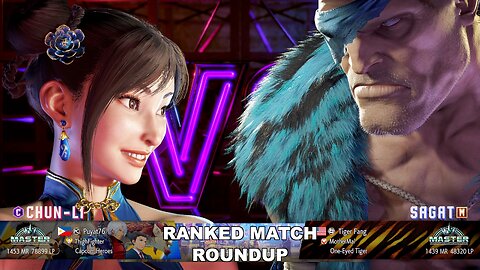 Kuya Kalbo SF6 Ranked Match Roundup. Chun Li Master Rank [Hori Fight Stick]