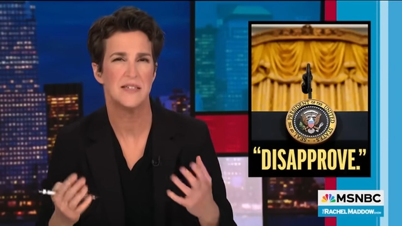 Maddow shows Trump in polling FREE FALL ahead of first election test of new term