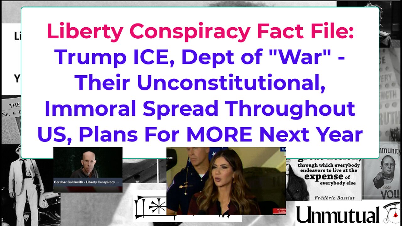 Liberty Fact File: ICE Worsens Attacks, Trump Preps US Mil 4 National Crackdown