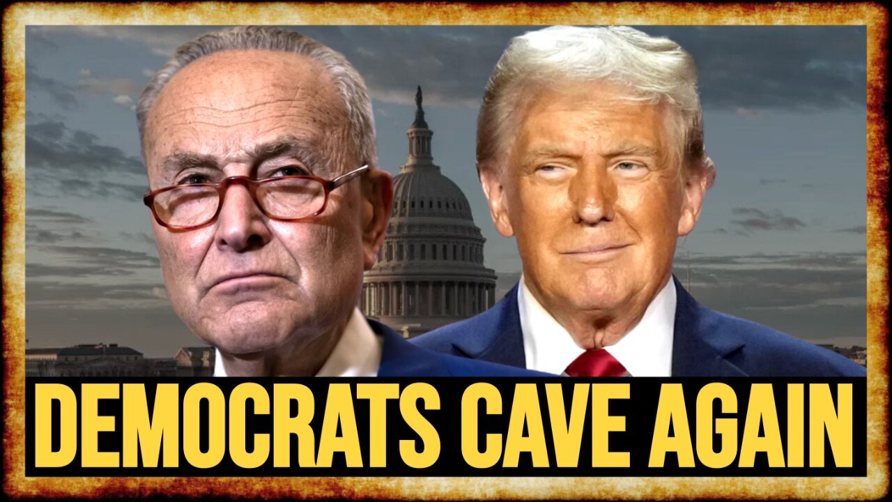 Democrats CAVE, Vote To END SHUTDOWN With NO Healthcare Concessions