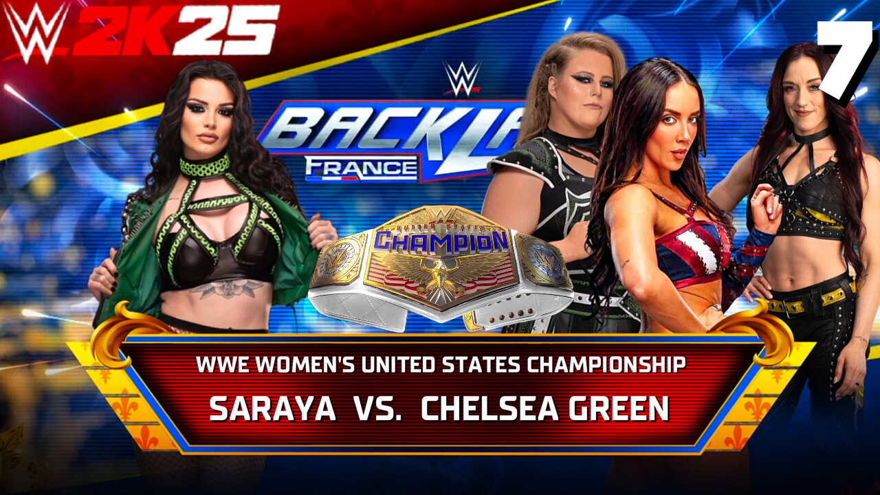 WWE 2K25 United States Championship - Saraya vs Chelsea Green.