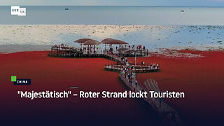 "Majestätisch" – Roter Strand lockt Touristen