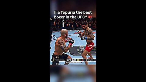 Ilia Topuria the best boxer on UFC?