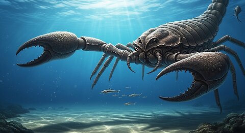 “Prehistoric Sea Scorpions: Giant Eurypterids of Earth’s Ancient Oceans 🦞
