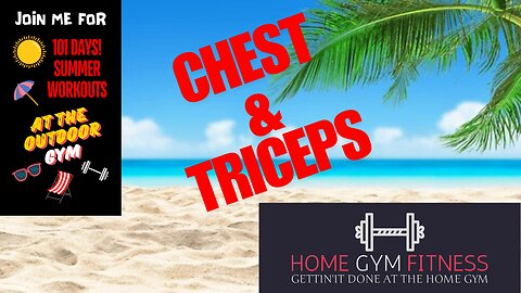 Full Chest & Triceps Workout at The Outdoor Gym #workout #fitness #chest
