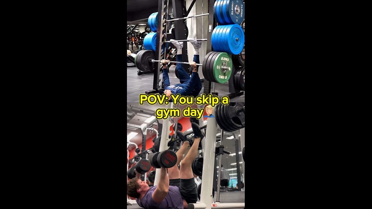 🤦🏼♂️YOU SKIP A GYM DAY😓