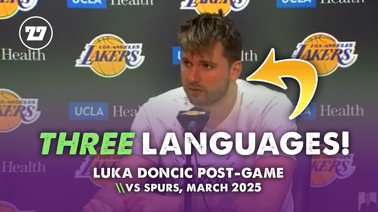 Luka Doncic Speaks THREE Languages in Interview!