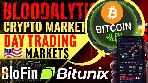 BUY/SELL Signals Live!: Bitcoin Rally Post Ceasefire w/ Bloodalytics Algo