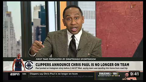 FIRST TAKE | "LAC are TRASH right now" - Stephen A. DESTROYS Clippers for part aways with Chris Paul