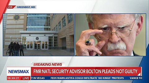 Watch John Bolton show up for his arraignment - October 17, 2025